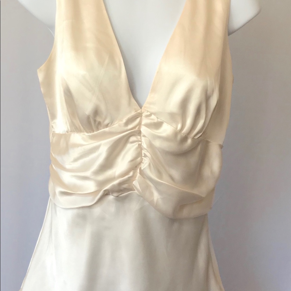 Bisou Bisou Ivory Sleeveless Top